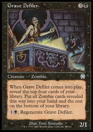 Mtg grave defiler exc ladro - mtg,