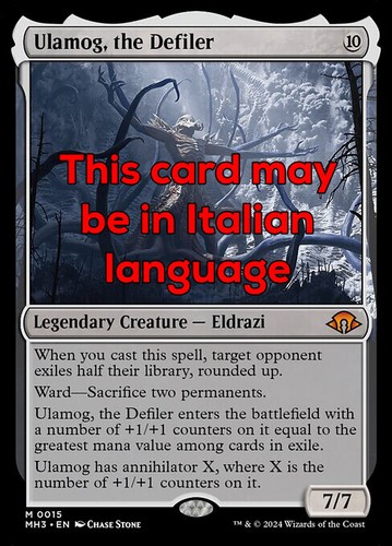 Mtg ulamog the defiler exc - mtg, ulamog,